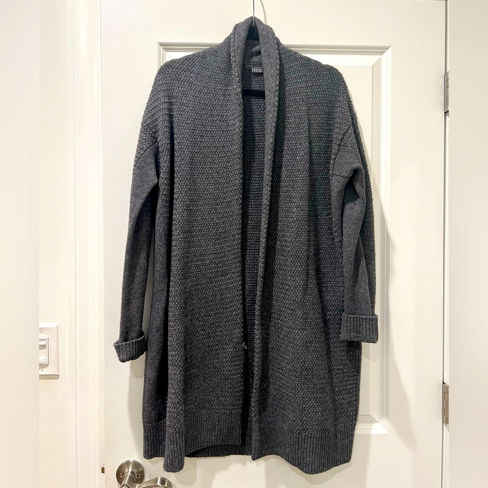 Vince shawl collar long cardigan